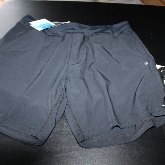 Willit Swim UPF 50+ Sun Protection Lightweight Women's Shorts Black Size 12 - Picture 1 of 12
